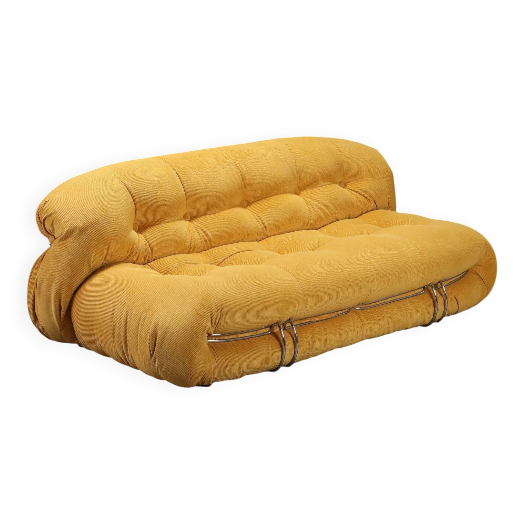 Canapé Cassina Soriana design Afra et Tobia Scarpa Italie années 1970