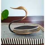 Cygne Cendriers Walter Bosse - lot de 4