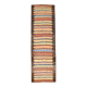 4x13 Beige & Orange Kilim Runner Rug, Wool Runner Rug, Stair Rug, 121x395Cm