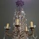 Antique XXL bronze chandelier 15 candles