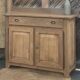 Old Parisian buffet in raw solid oak