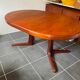 Scandinavian type extendable round table in teak and teak veneer year 1960