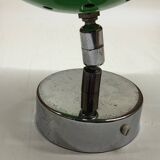 Eyeball Space Age green wall lamp in enameled sheet metal
