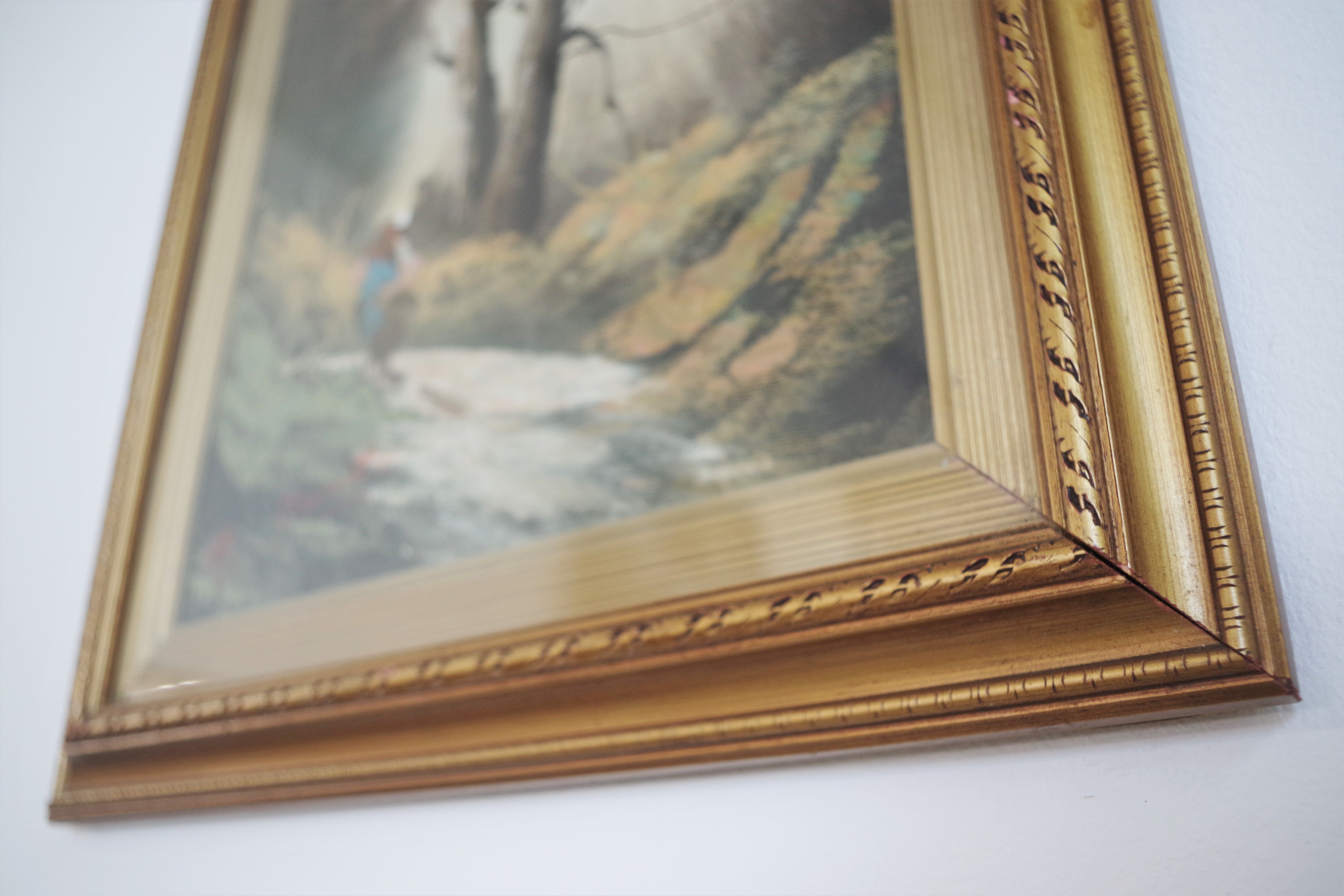 Paintings, oil on canvas, Moretti, 1970, set of 3