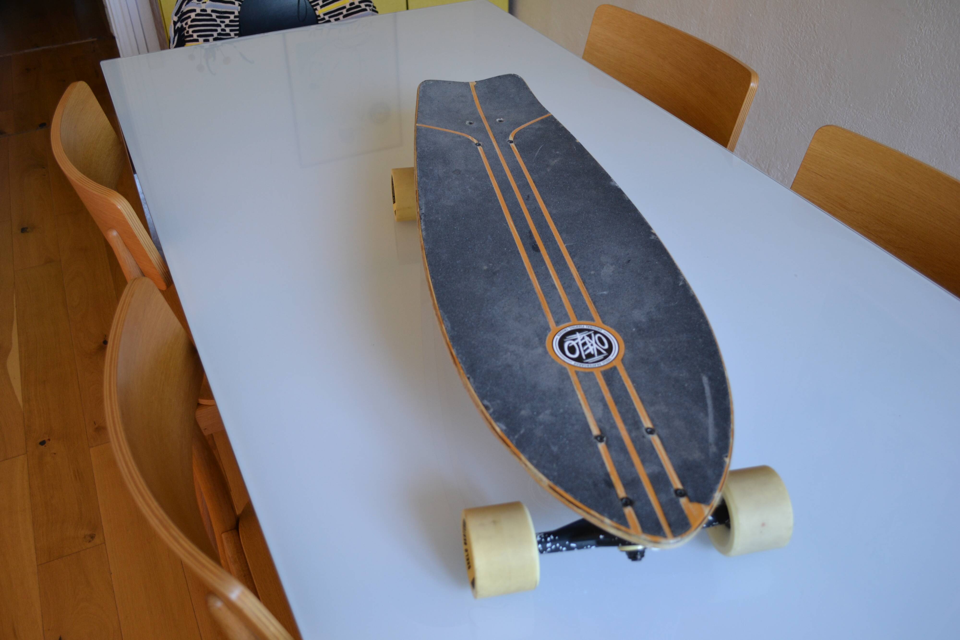 skateboard skate longboard fishtail cruiser oxelo old school style
