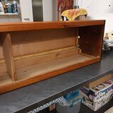 Vintage shelf with sliding doors