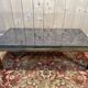Table basse en métal doré et miroir 1970