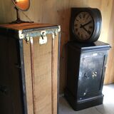 Old station clock Paul Garnier double shaped cast iron