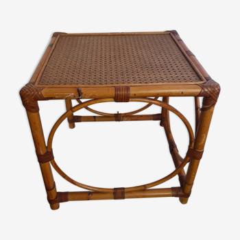 Small rattan table