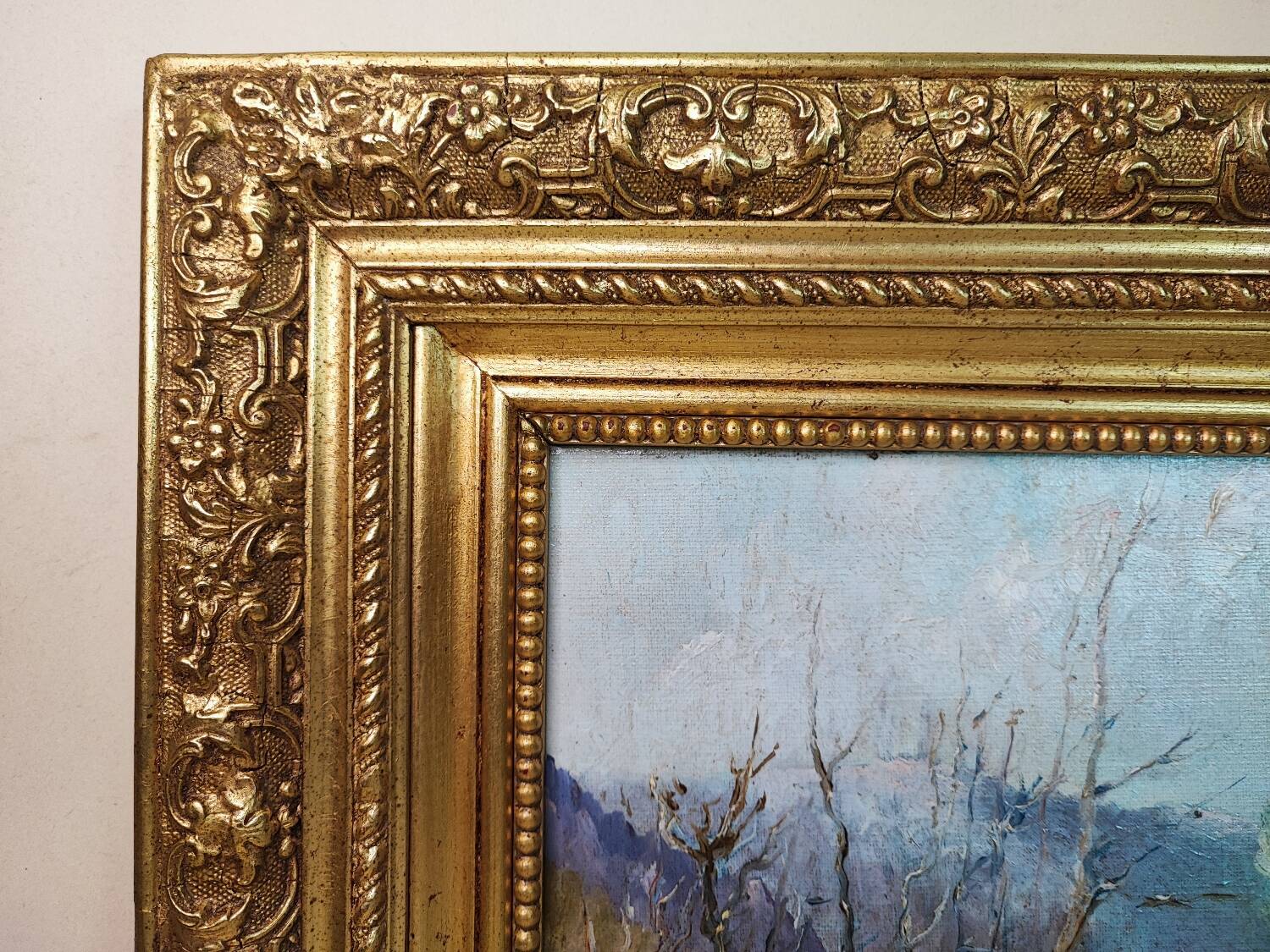 Peinture à l'huile - H. Thévenot