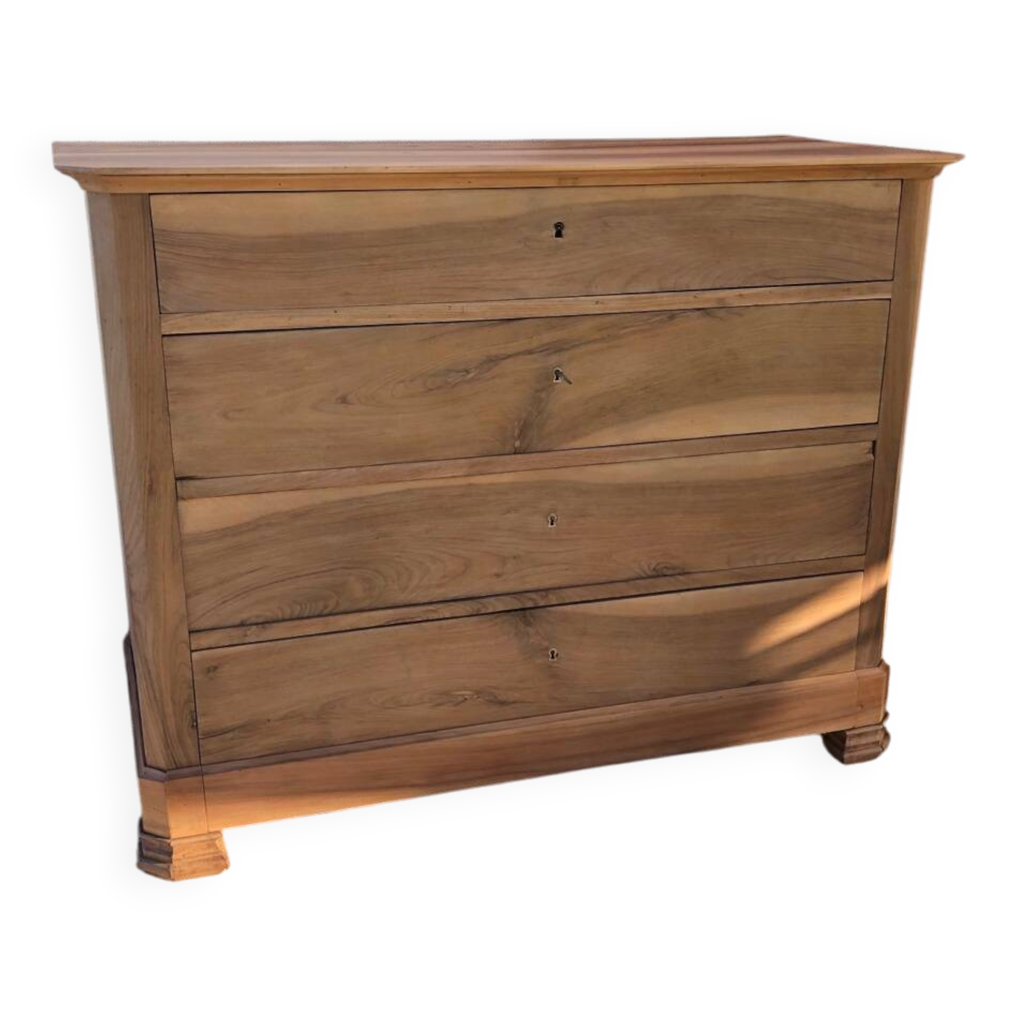 Antique walnut chest of drawers