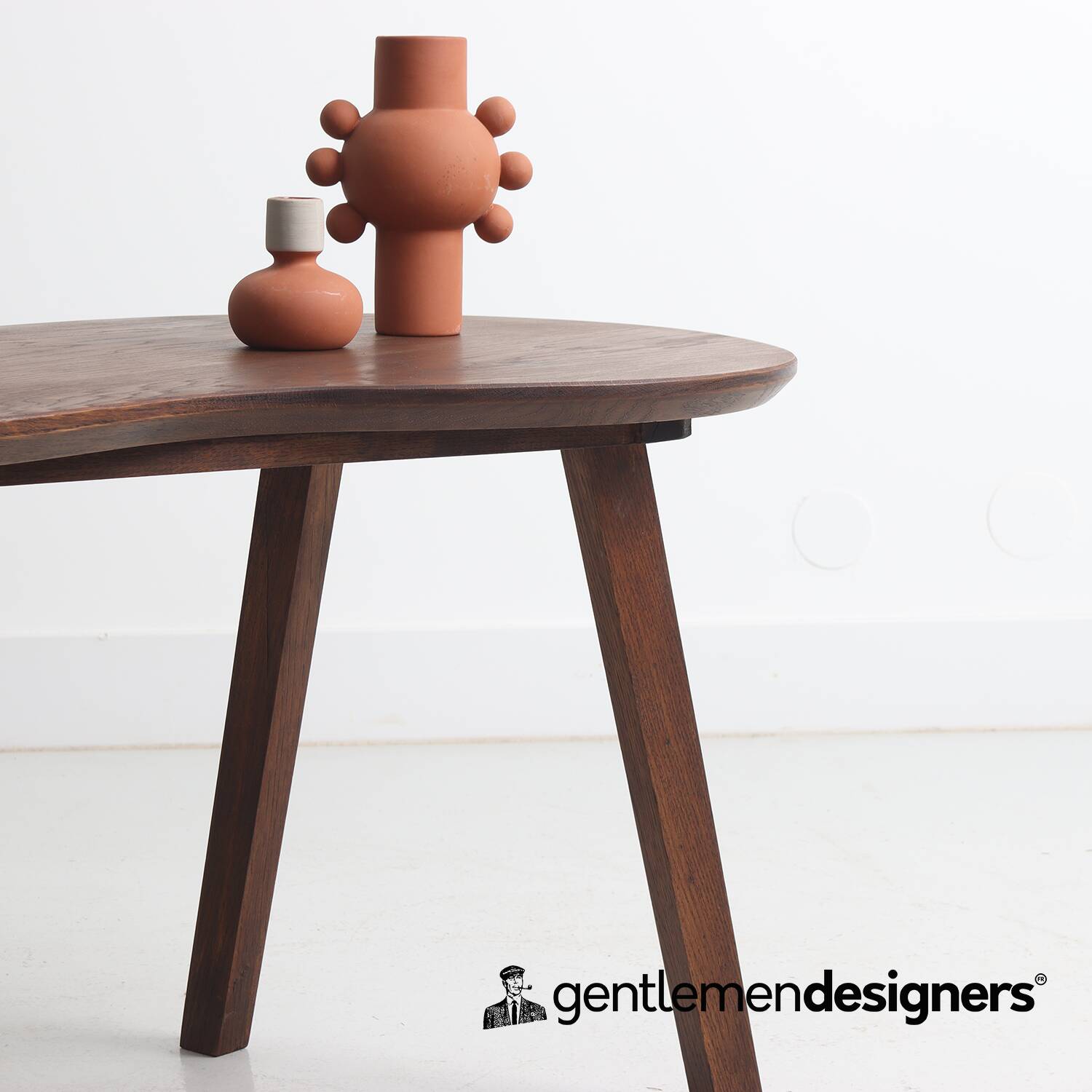 Vintage coffee table organic shape