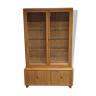 Limed oak display case from the 1940s