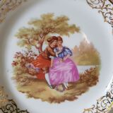 Gloria fine porcelain Fragonard hollow plate