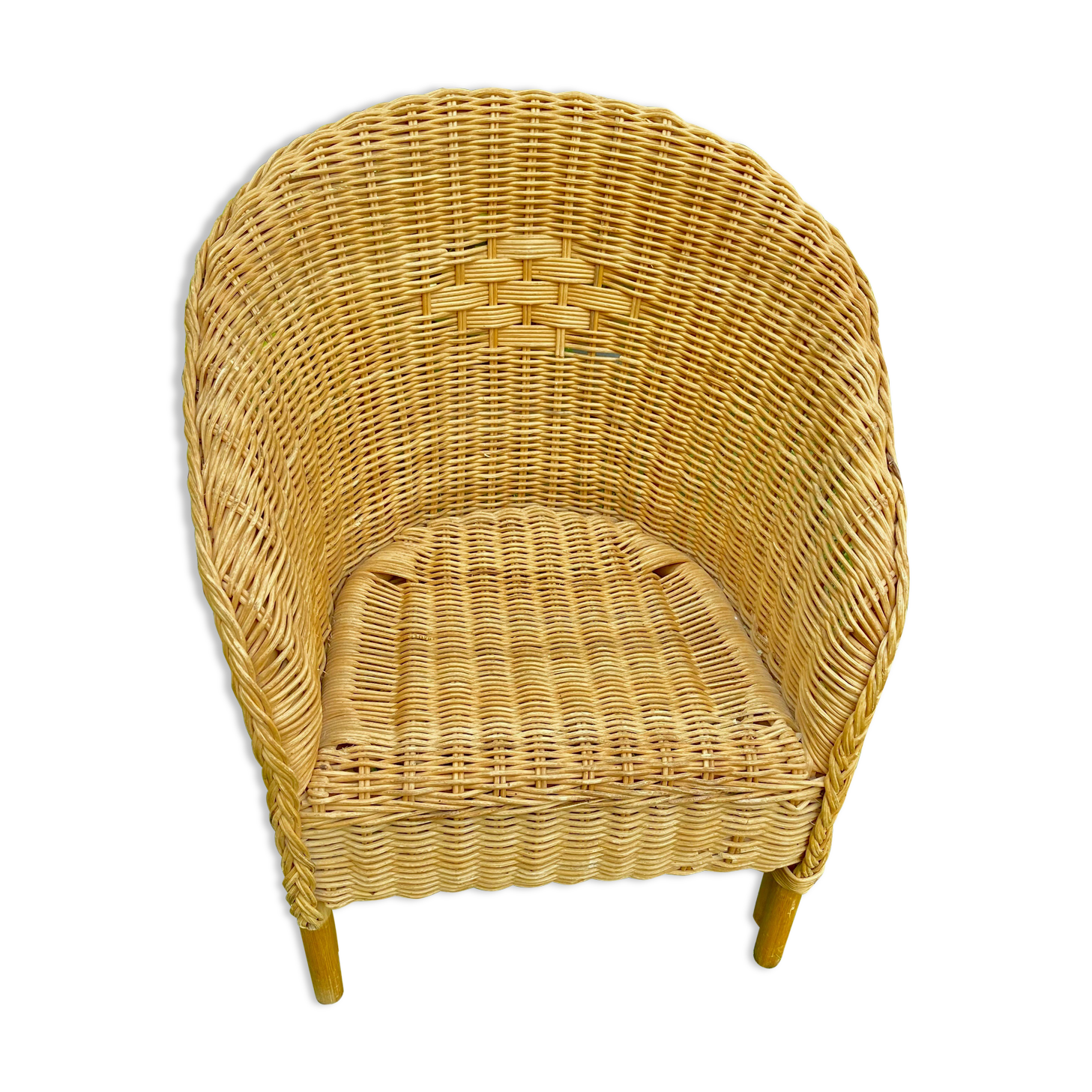 Children's rattan chair