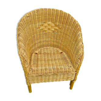 Children's rattan chair