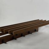 Vintage scandinavian teak coat rack, 1960s