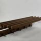 Vintage scandinavian teak coat rack, 1960s