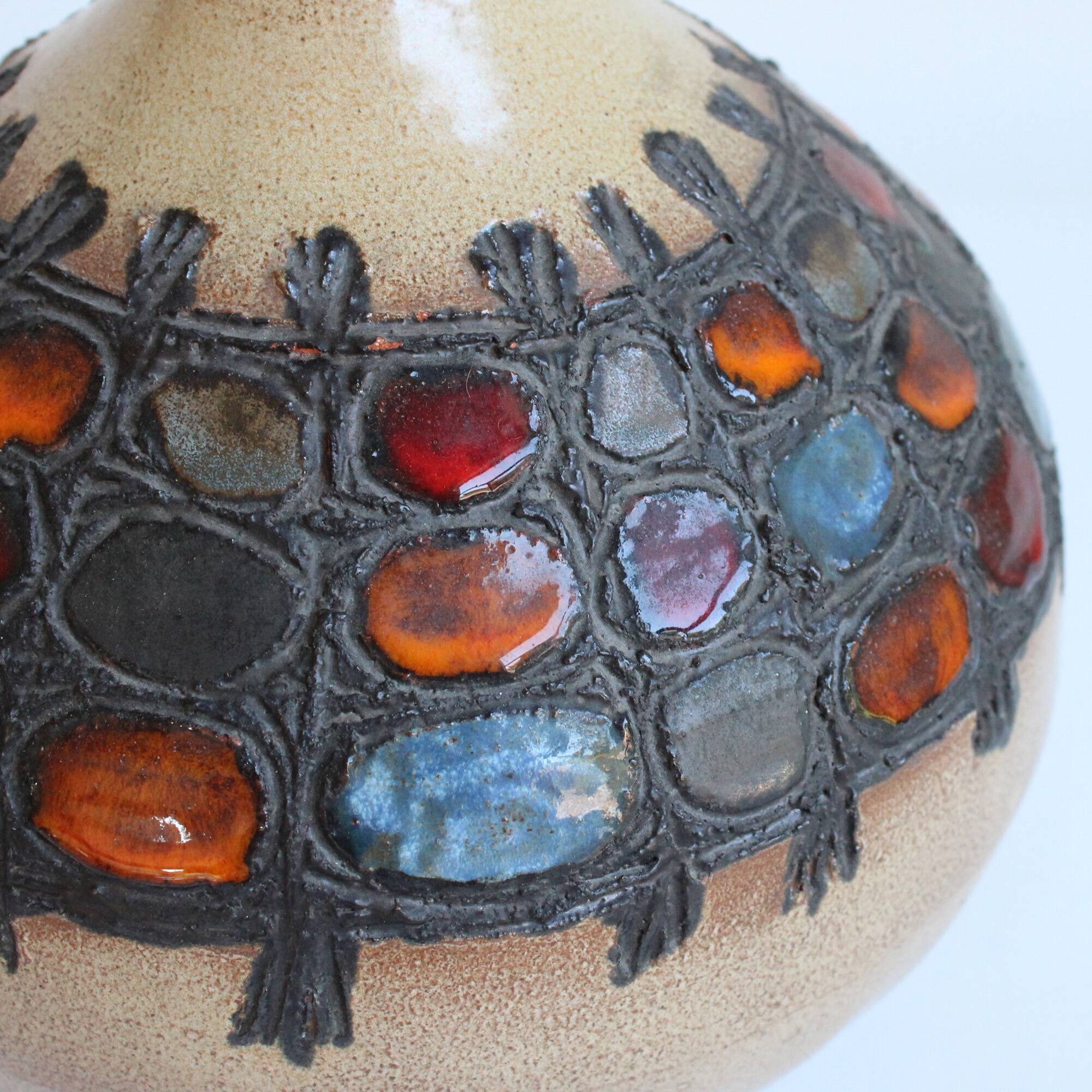 Brutalist Fig Vase 1960s - Perignem