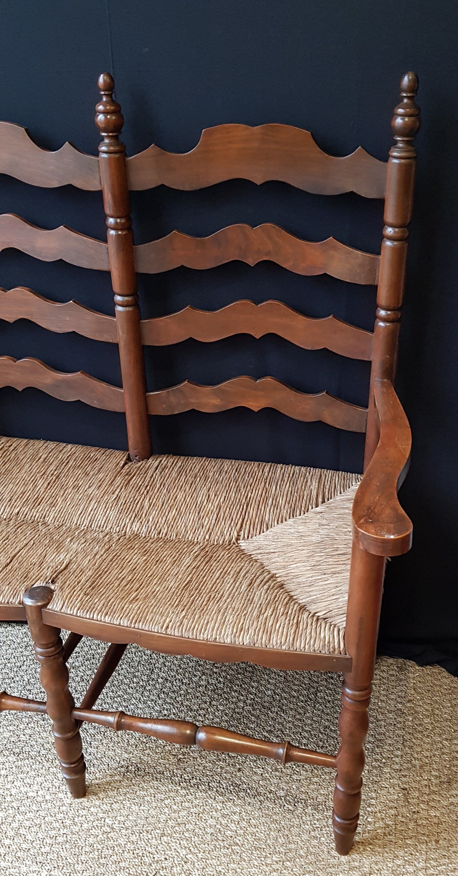 Banc paillé provencale
