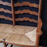 Provencal mulched bench