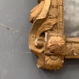 Louis XVI period mirror in gilded wood XVIII century