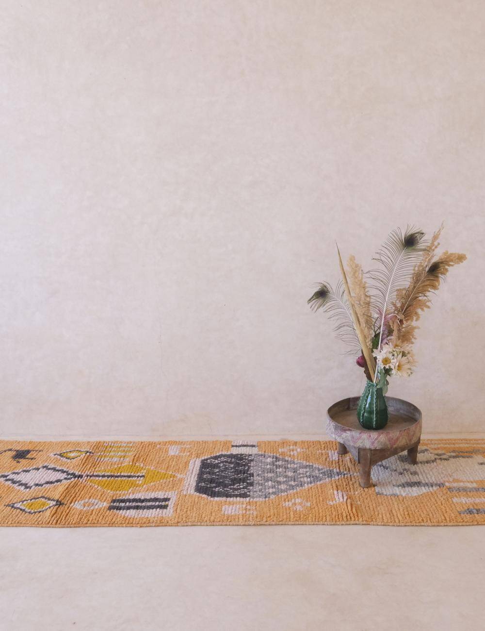 Tapis Berbère de Couloir - 382 x 74 cm