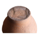 Old glazed terracotta olive jar
