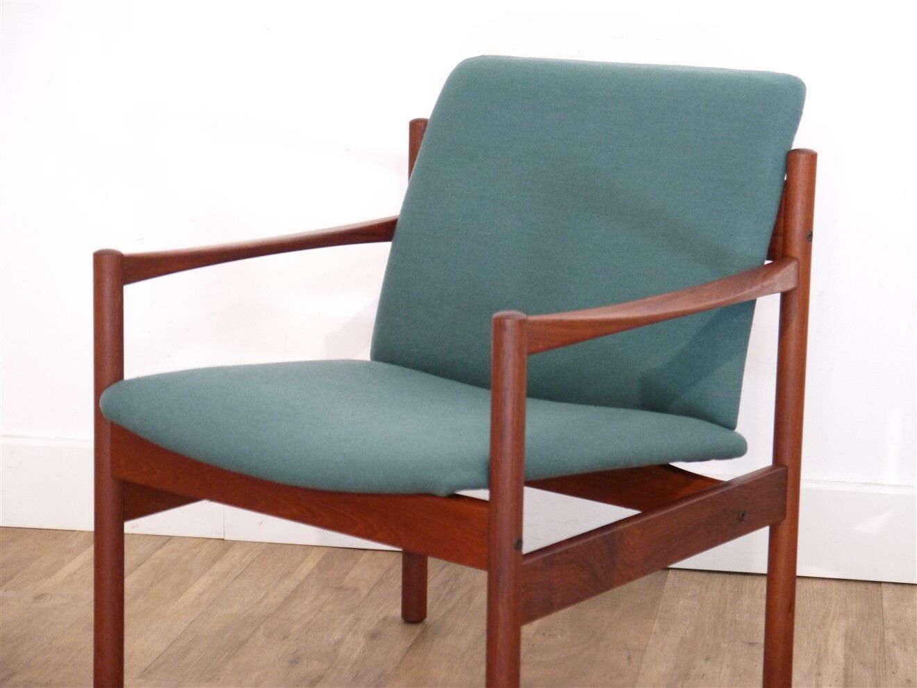 Vintage Scandinavian teak armchair 1960