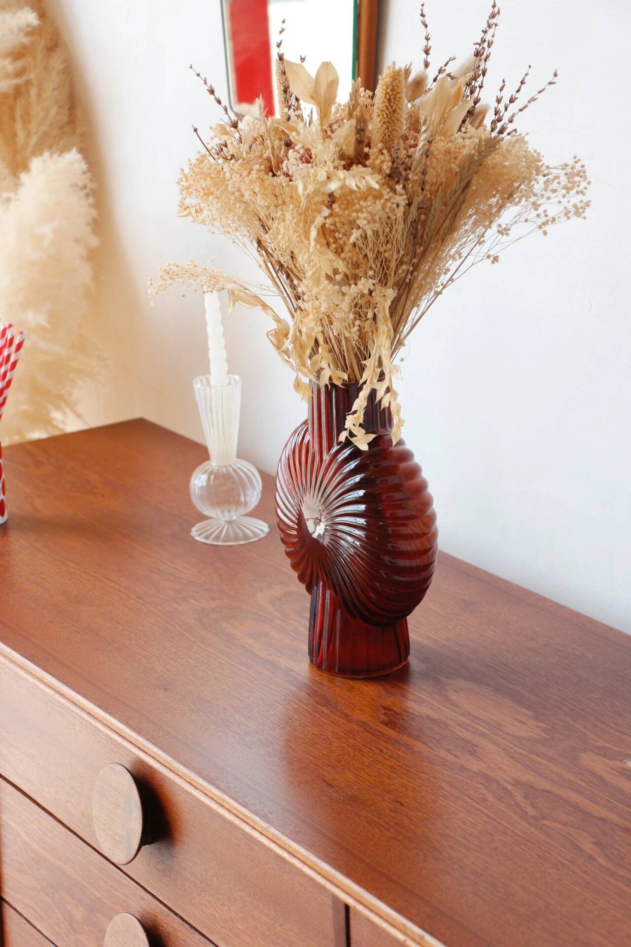 Petite enfilade scandinave sapelli – Design anglais années 60