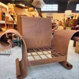 Handcrafted ironwork armchair