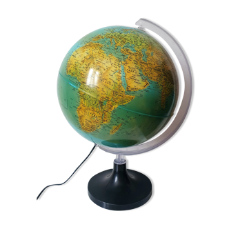 Luminous terrestrial globe