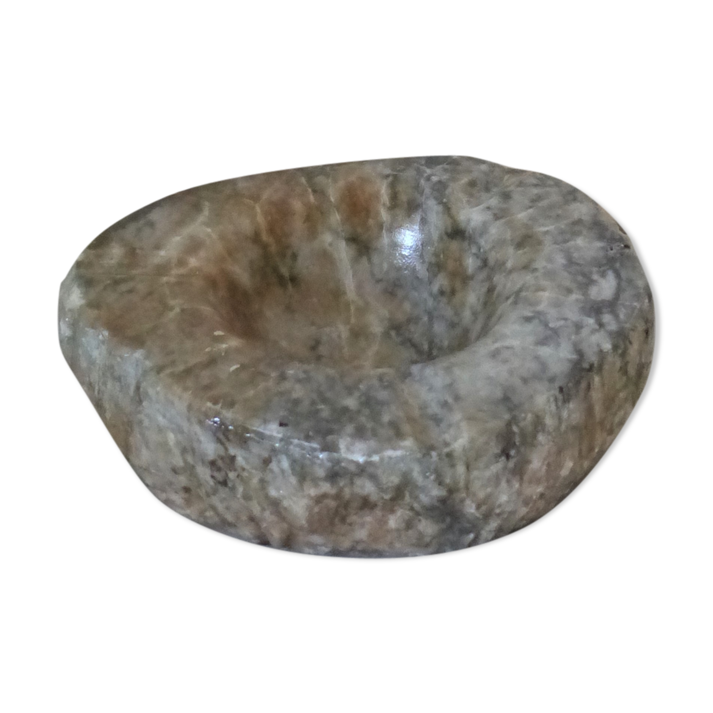 Ashtray in onyx 70s