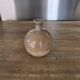 Small round vase soliflore, crackled glazed stoneware, ceramist seal.