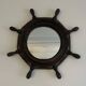 Miroir gouvernail en bois