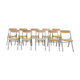 Set of folding chairs