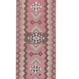 Vintage Turkish rug from Oushak, hand-woven74x358 cm