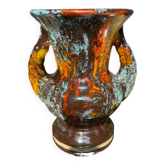 Amphora Vallauris vase in earthenware