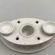 Inkwell late eighteenth early nineteenth white porcelain antique decoration