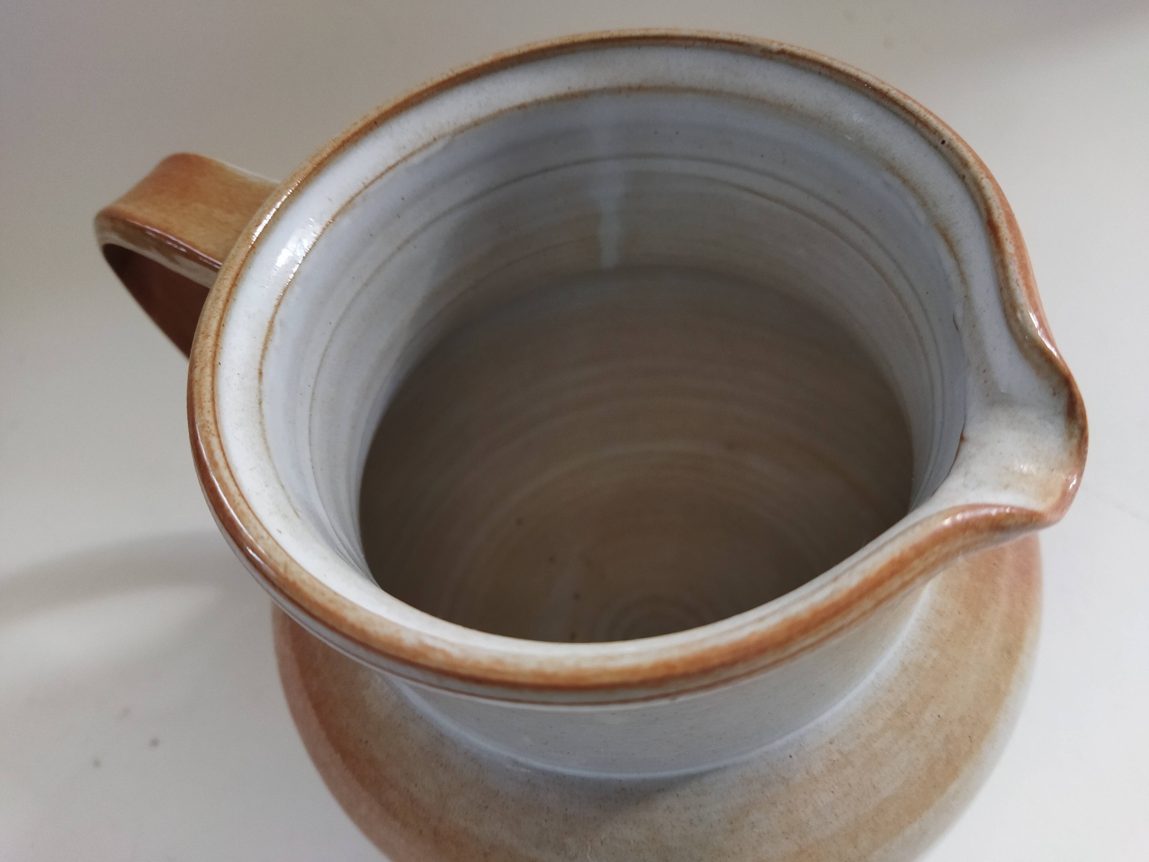 Montgolfier stoneware pitcher