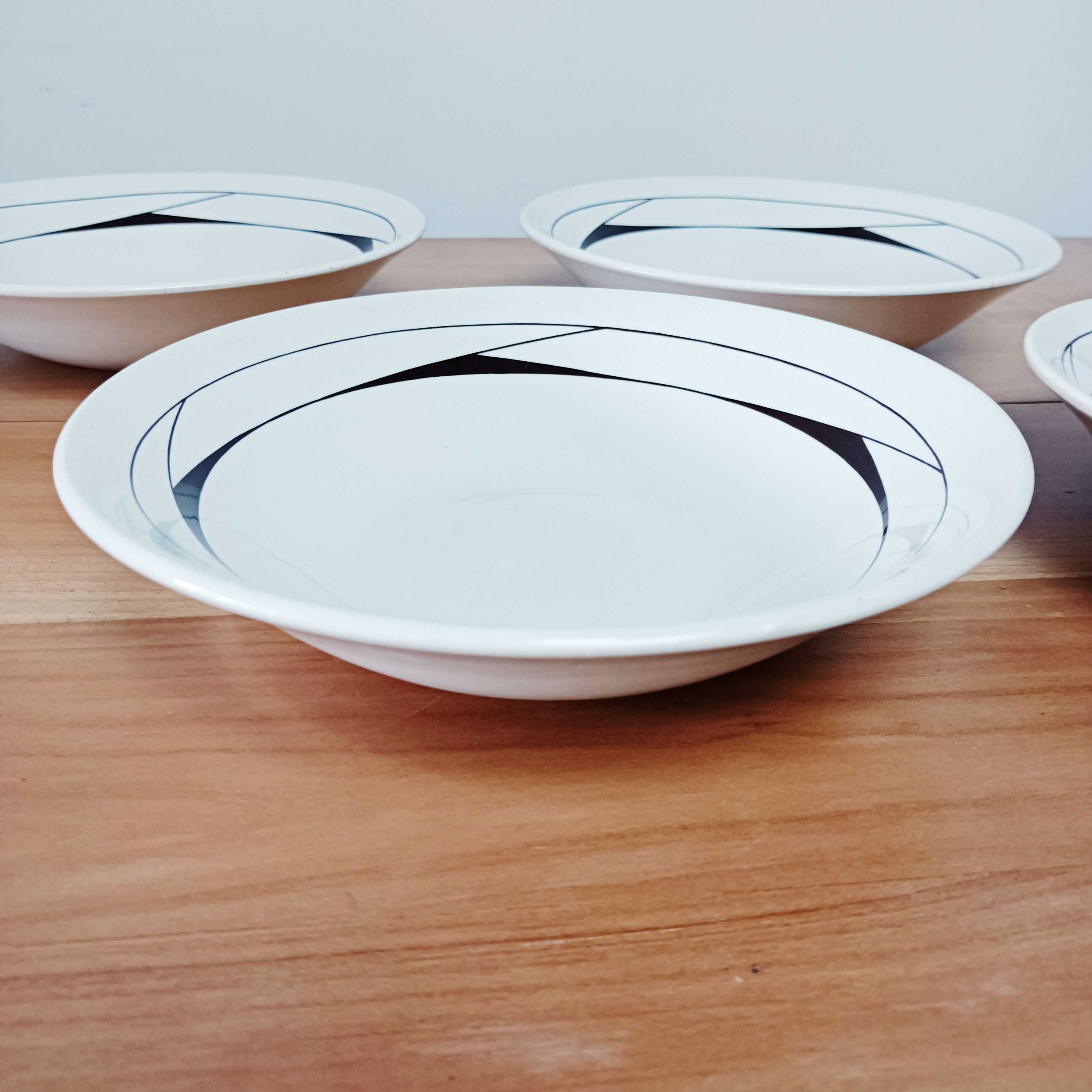 Set of 4 hollow plates Oxford Brazil