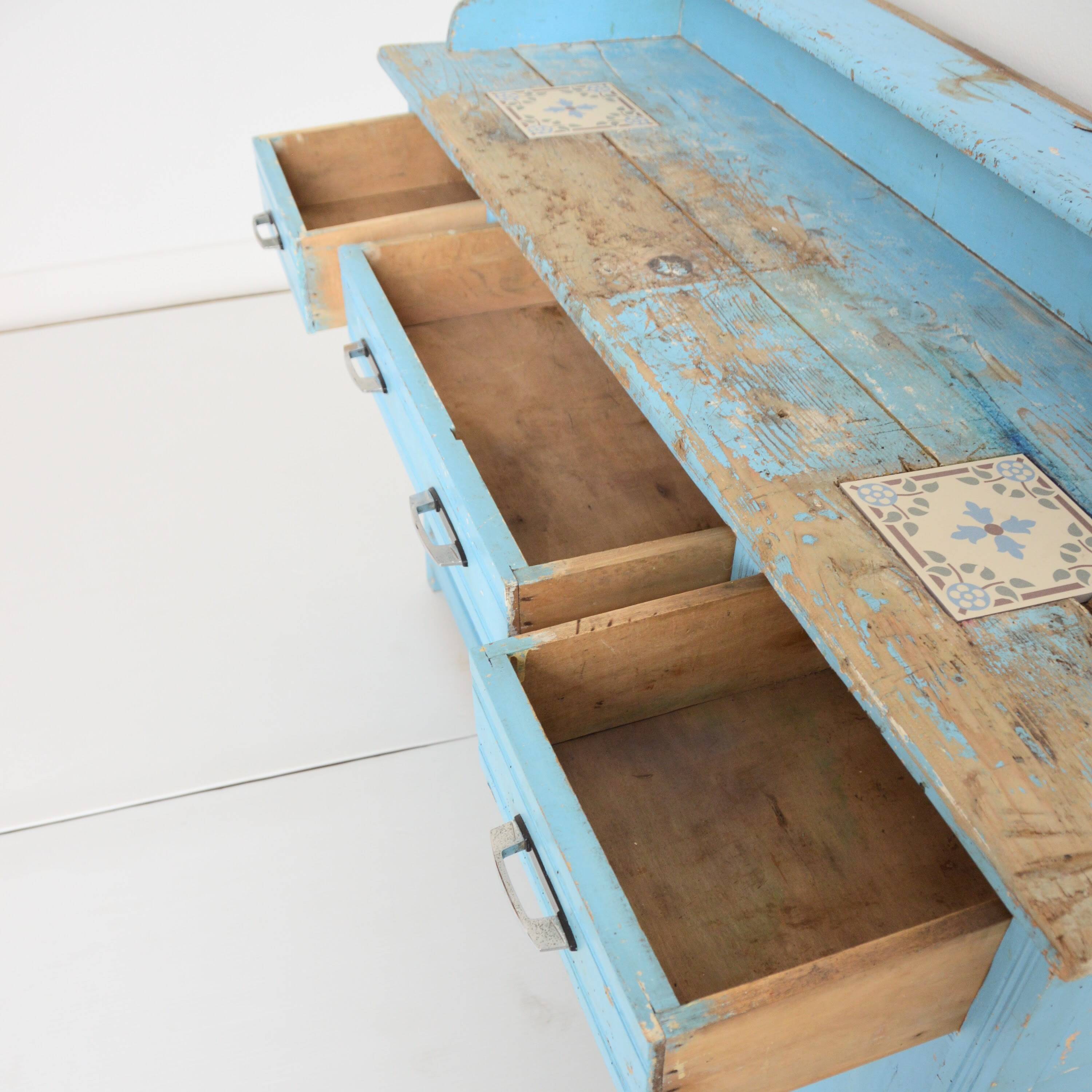 Old workshop/trade/counter/kitchen furniture 1940s vintage