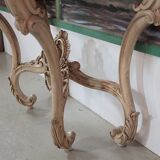 Console Louis XV en bois naturel XIXème