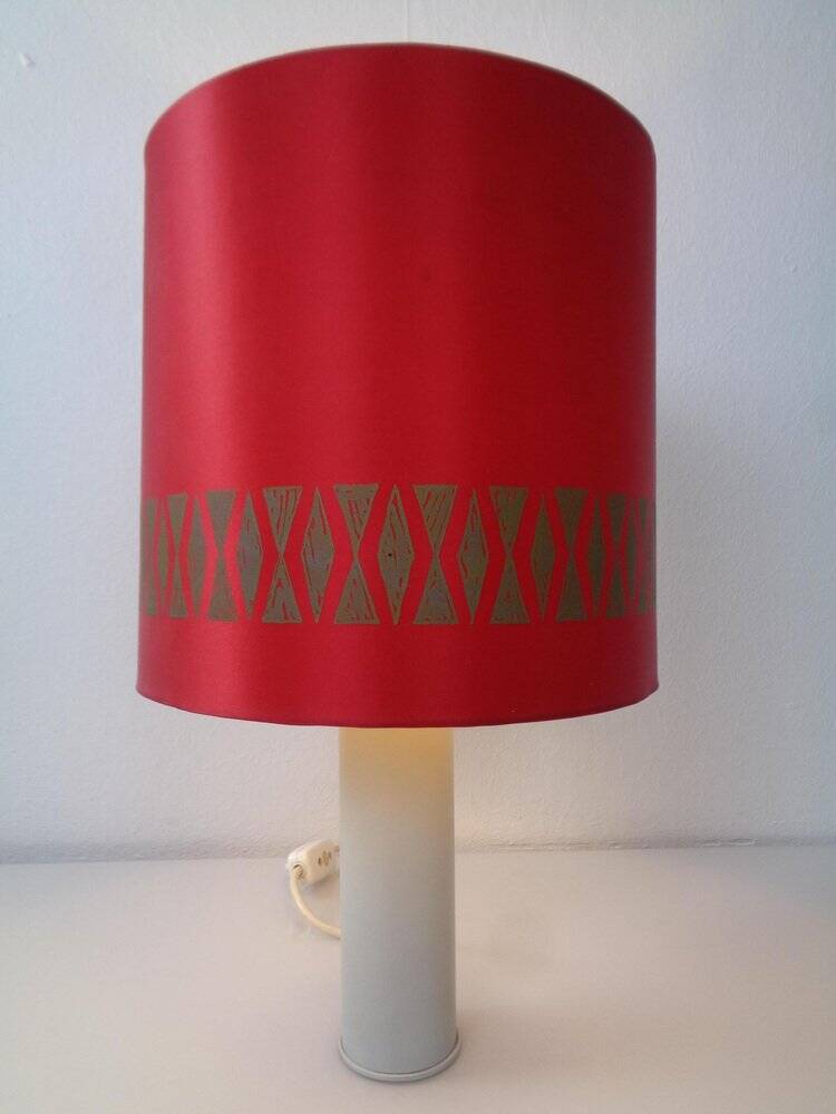 Minimalist table lamp in aluminium, Germany, 1960s