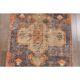 1960s Turkish Wool Hand-Knotted Runner Orange Rug 80x313