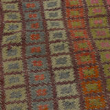 Anatolian handmade kilim rug 230 cm x 146 cm