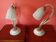 Pair of bedside lamps "wheat ears"