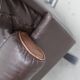 Pair of Vintage De Sede DS-31 Swivel Armchairs in Brown Leather