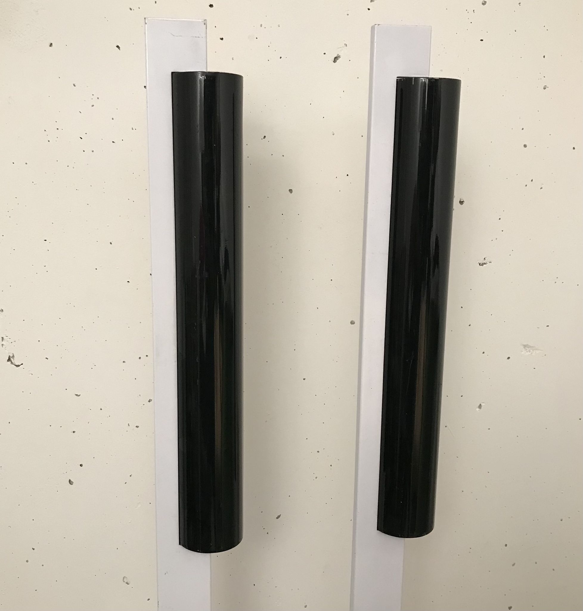 Pair of large wall light Sovrana, Olucé, Bruno Gecchelin 1977