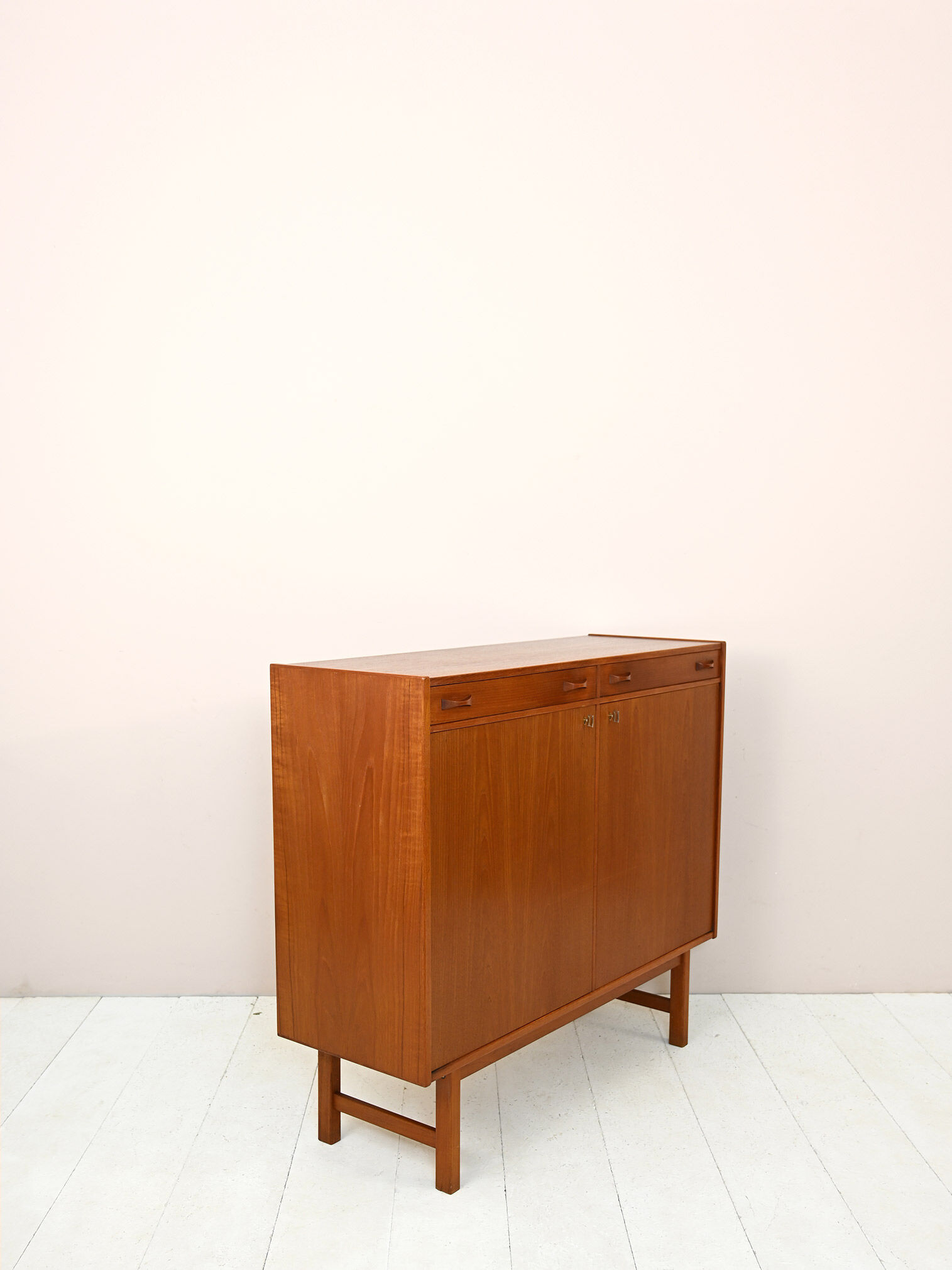 Vintage Scandinavian sideboard with drawers